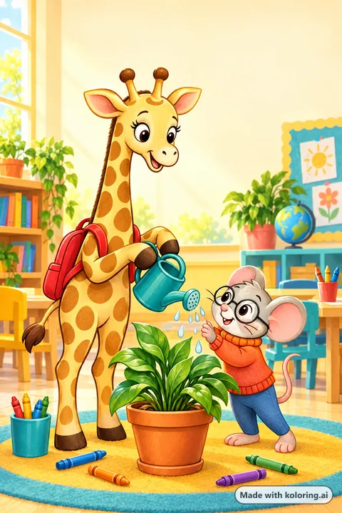 Cover of the sample story Tilly and Nia’s Helpful Day