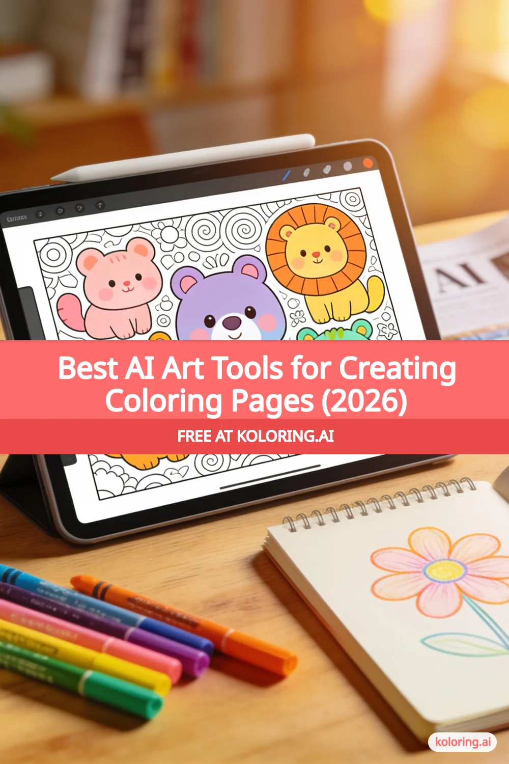Pin this article: Best AI Art Tools for Creating Coloring Pages (2026)