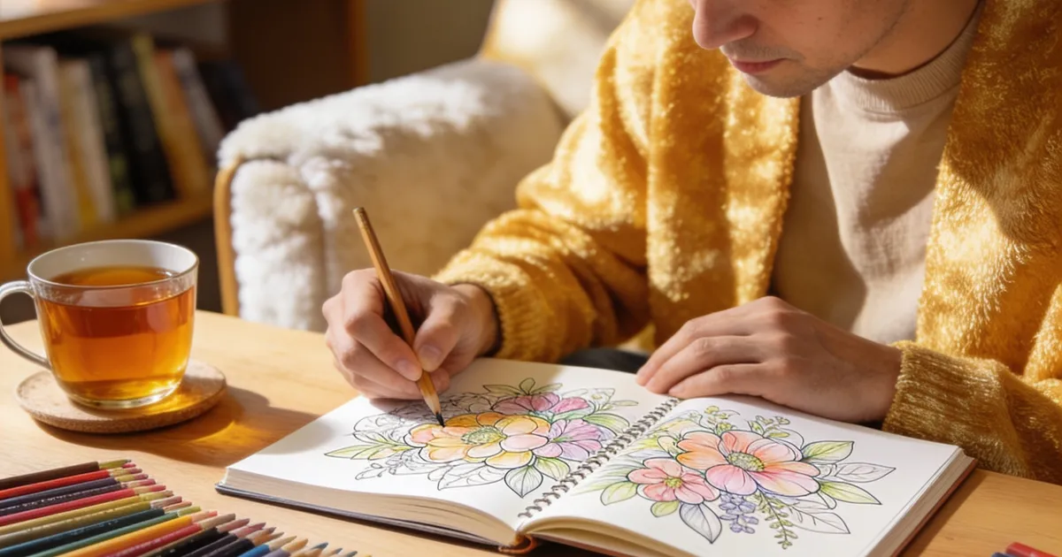Coloring for Adults — Mental Health Benefits