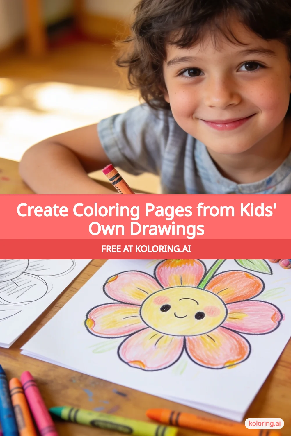 Pin this article: Create Coloring Pages from Kids' Own Drawings