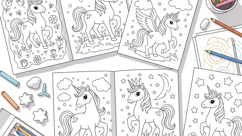 10 Best Unicorn Coloring Pages for Kids (Free Download)