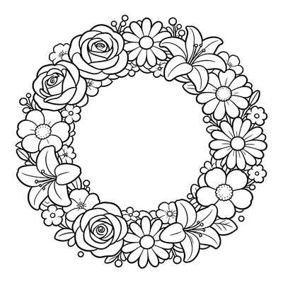 Flower Crown Wreath